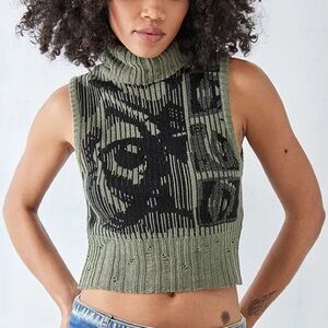 Urban Outfitters Grunge Printed Tank